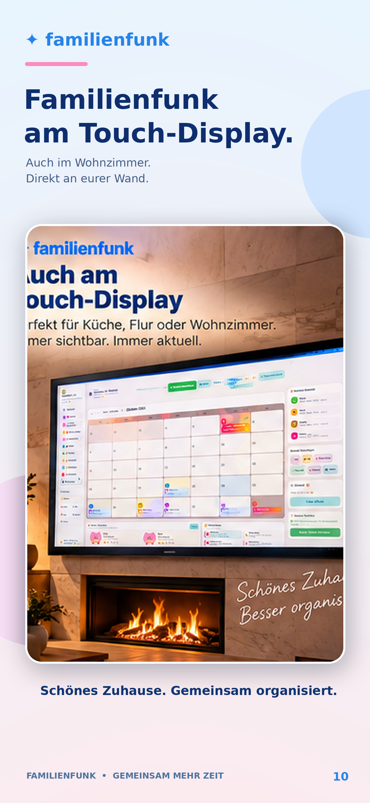 FamilienFunk App-Ansicht